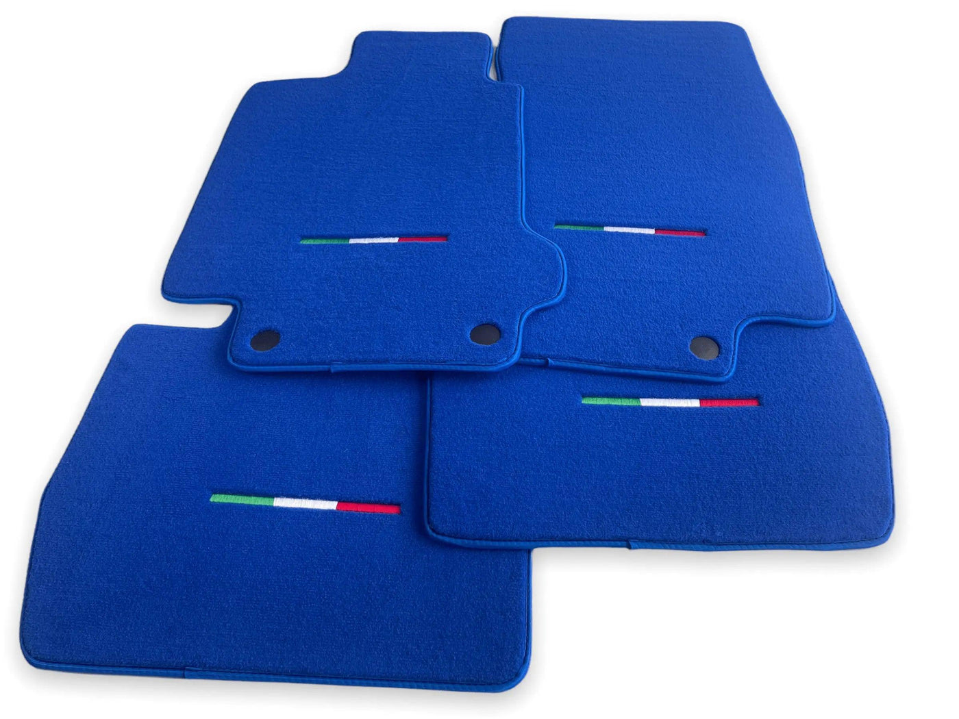 Floor Mats For Maserati GranTurismo S (2008-2012) Blue IT Edition - AutoWin