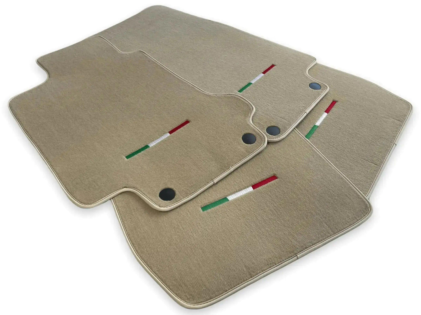 Floor Mats For Maserati GranTurismo Sport (2012-2019) Beige IT Edition - AutoWin