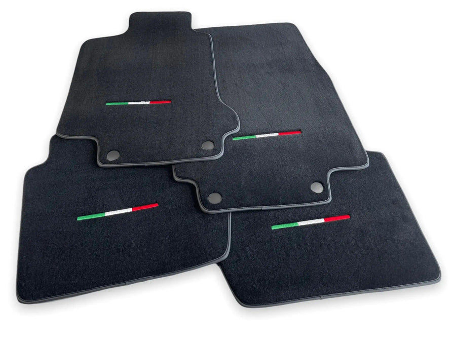 Floor Mats For Maserati GranTurismo Sport (2012-2019) Black IT Edition - AutoWin