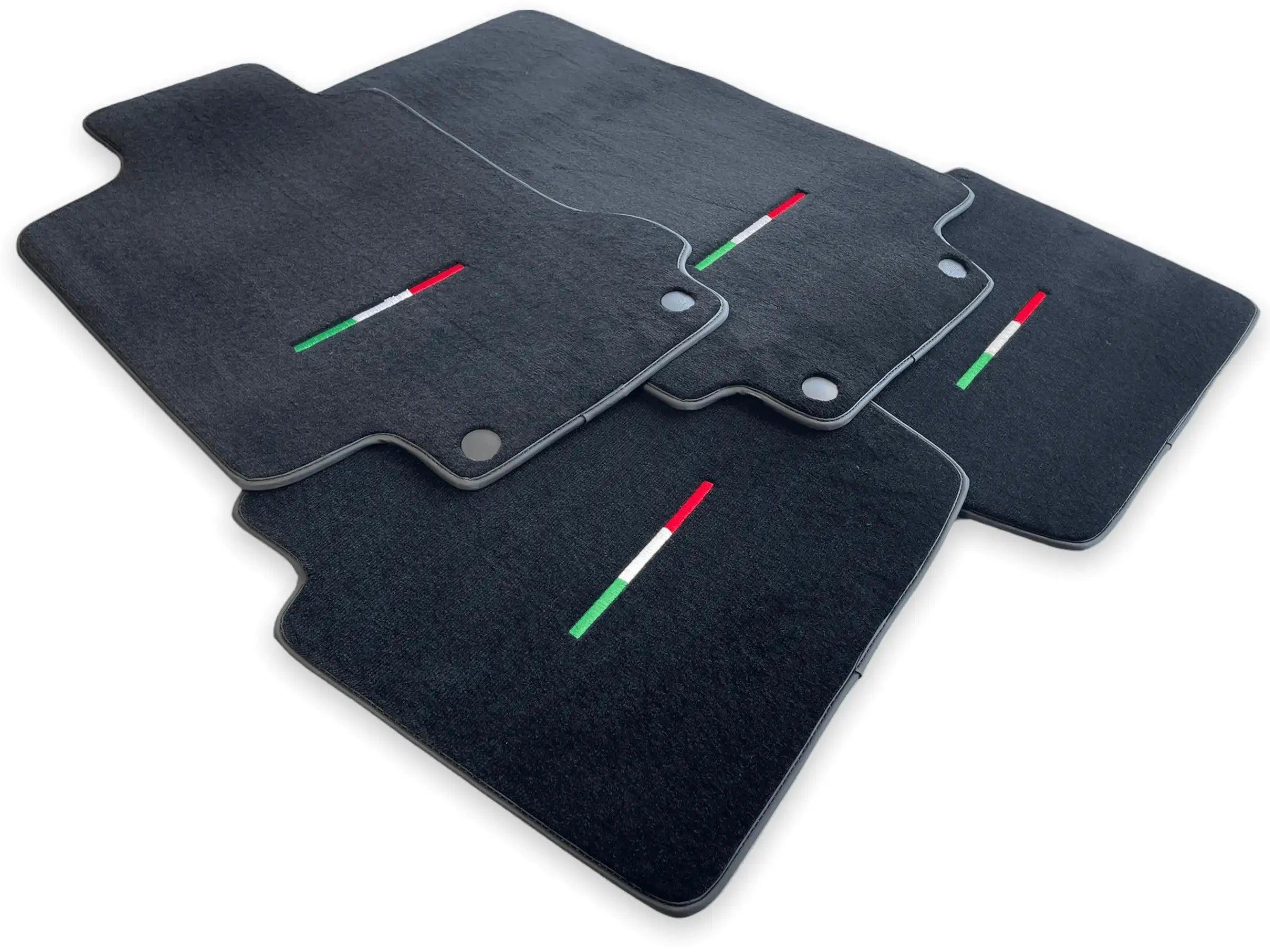 Floor Mats For Maserati GranTurismo Sport (2012-2019) Black IT Edition - AutoWin