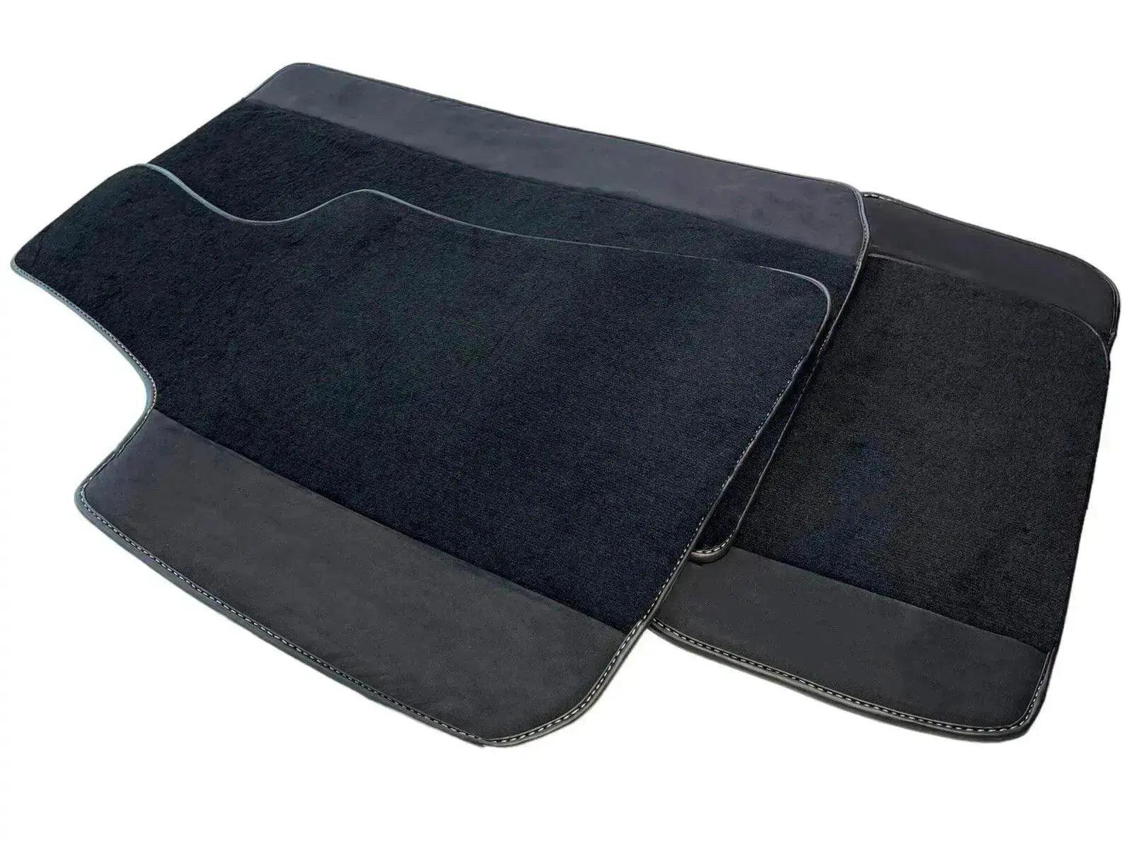 Floor Mats for Maserati GranTurismo Sport (2012-2019) with Alcantara Leather - AutoWin