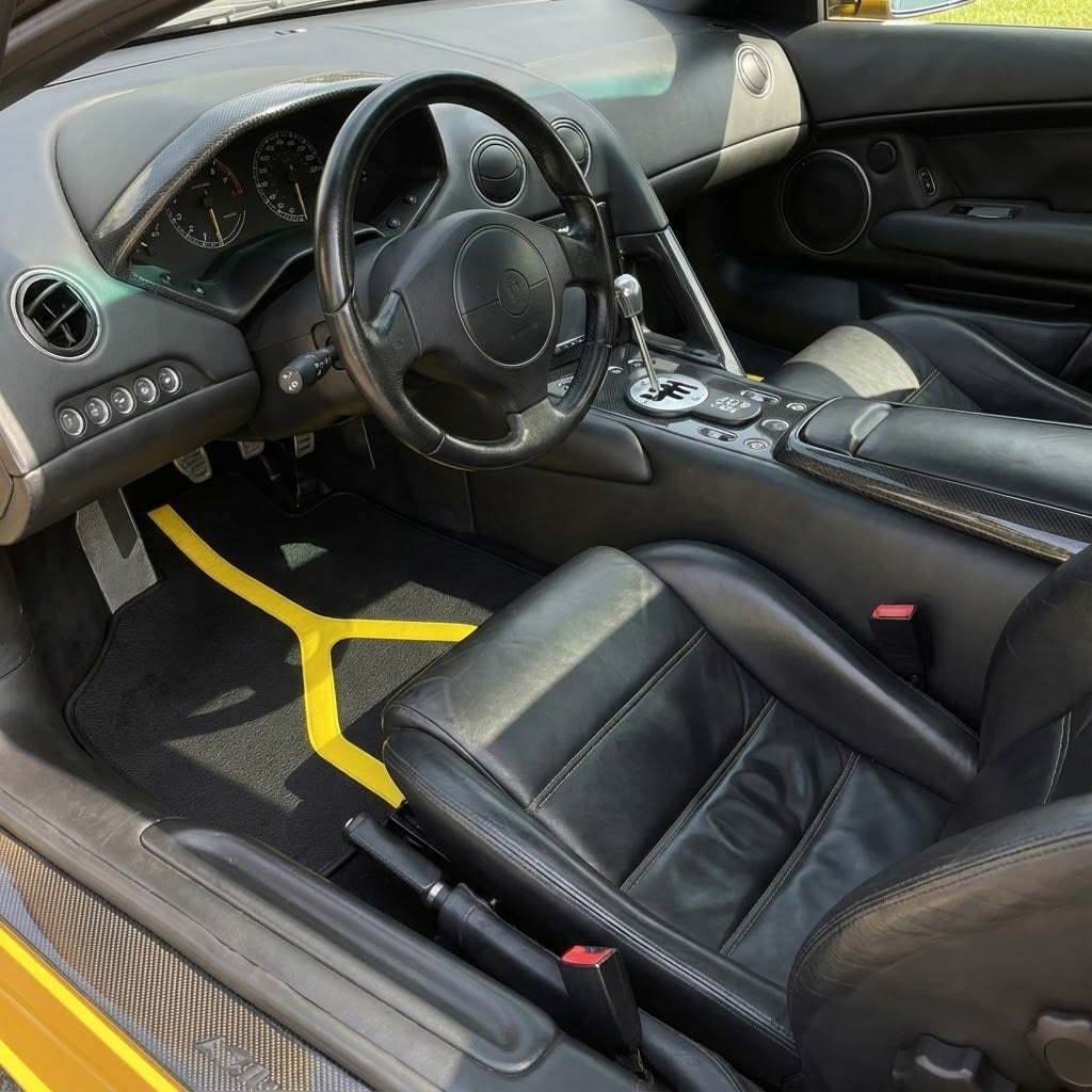 Interior look of floor mats for Lamborghini Murcielago (2001-2010)