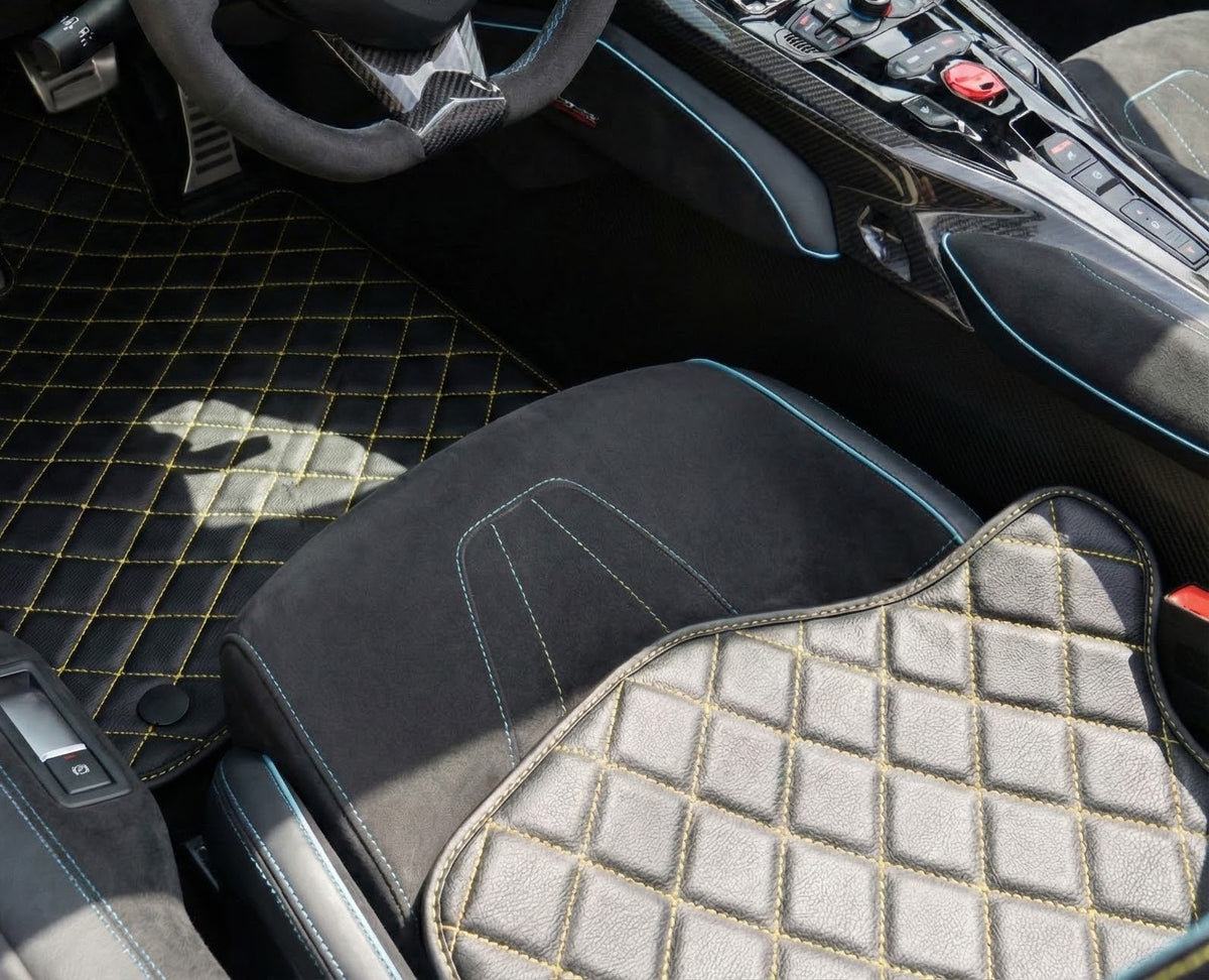 Interior look of floor mats for Lamborghini Centenario (2016-2017)