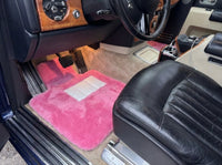 Pink Sheepskin Floor Mats For Rolls Royce Phantom Drophead Coupe 2007–2016 Er56 Design Brand