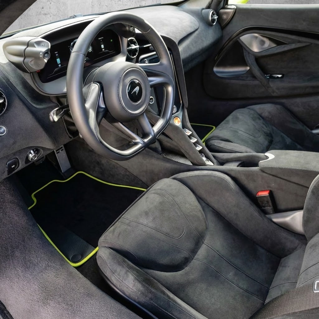 Interior look of floor mats for McLaren 750S (2023-2025)