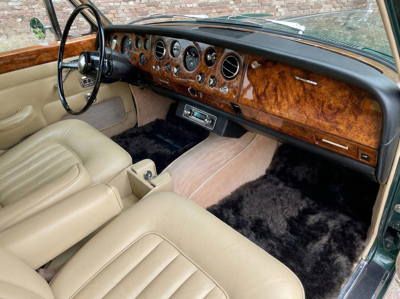 Sheepskin Floor Mats For Rolls Royce Shadow 1965-1977 Er56 Design Brand