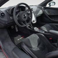 Black Floor Mats for McLaren 570S Tailored Carpets Set AutoWin