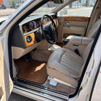 Crocodile Embossed Leather Car Floor Mats for Rolls-Royce Phantom Sedan (2003-2016)