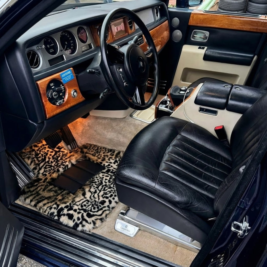 Leopard Fur Floor Mats for Rolls-Royce Phantom Drophead Coupe (2007-2016)