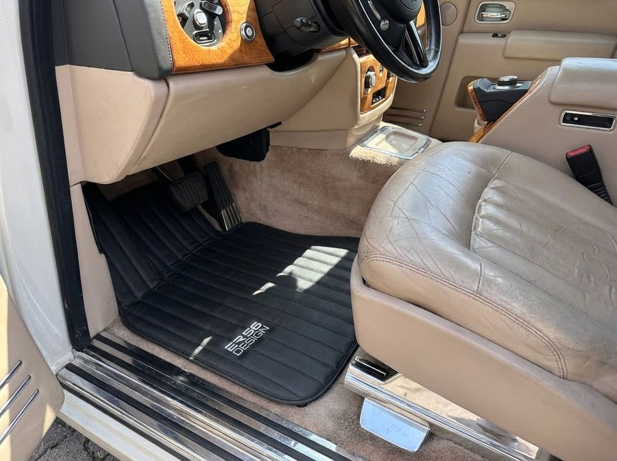 Leather Floor Mats For Rolls Royce Phantom 2003–2016 Er56 Design Brand