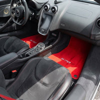 Floor Mats For McLaren 570S Red Tailored Carpets Set AutoWin