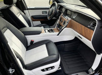 Leather Floor Mats For Rolls Royce Black Badge Cullinan Rr31 2018-2025 Black