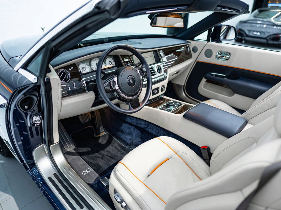 Black Floor Mats For Rolls Royce Black Badge Dawn