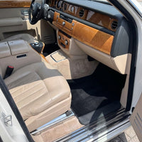 Custom Floor Mats for Rolls Royce Phantom Sedan (2003-2016) With Black Leather
