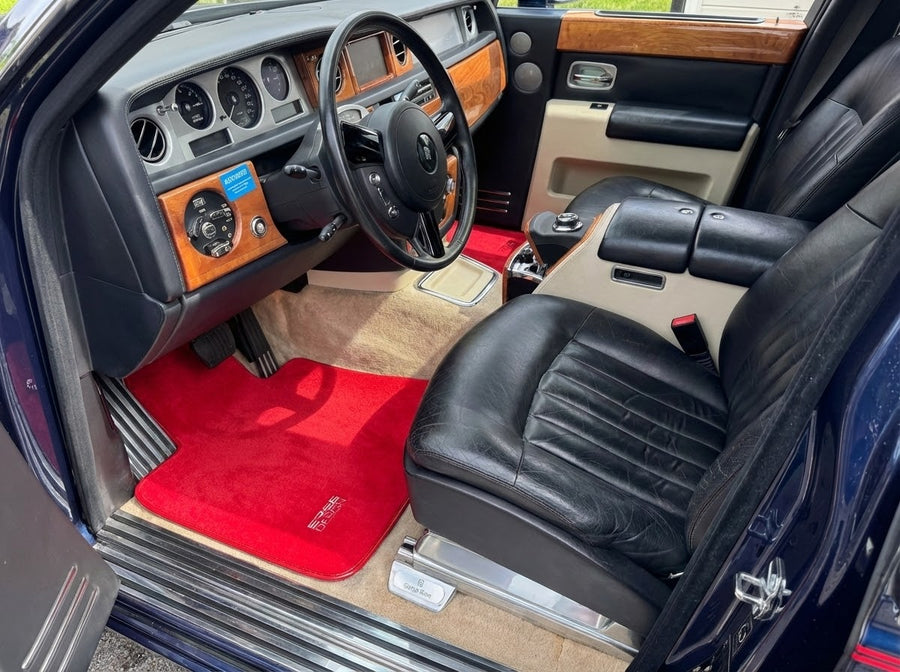 Floor Mats For Rolls Royce Phantom VIII (2017-2024) Red ER56 Design