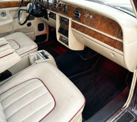 Custom Floor Mats for Rolls Royce Shadow (1965-1977) With Black Leather