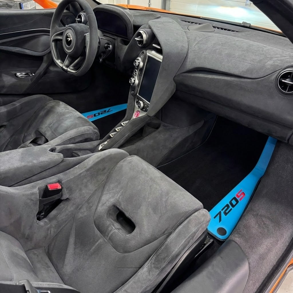 Interior look of floor mats for McLaren 720S (2017-2021)