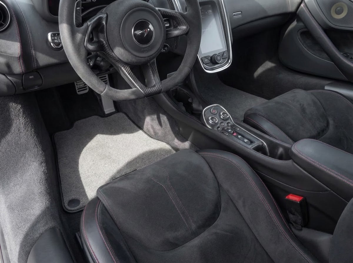 Floor Mats For McLaren 570S (2015-2021) Gray Tailored Carpets Set AutoWin