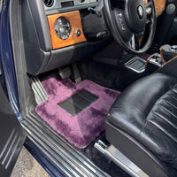 Purple Sheepskin Floor Mats for Rolls-Royce Phantom Sedan (2003-2016)