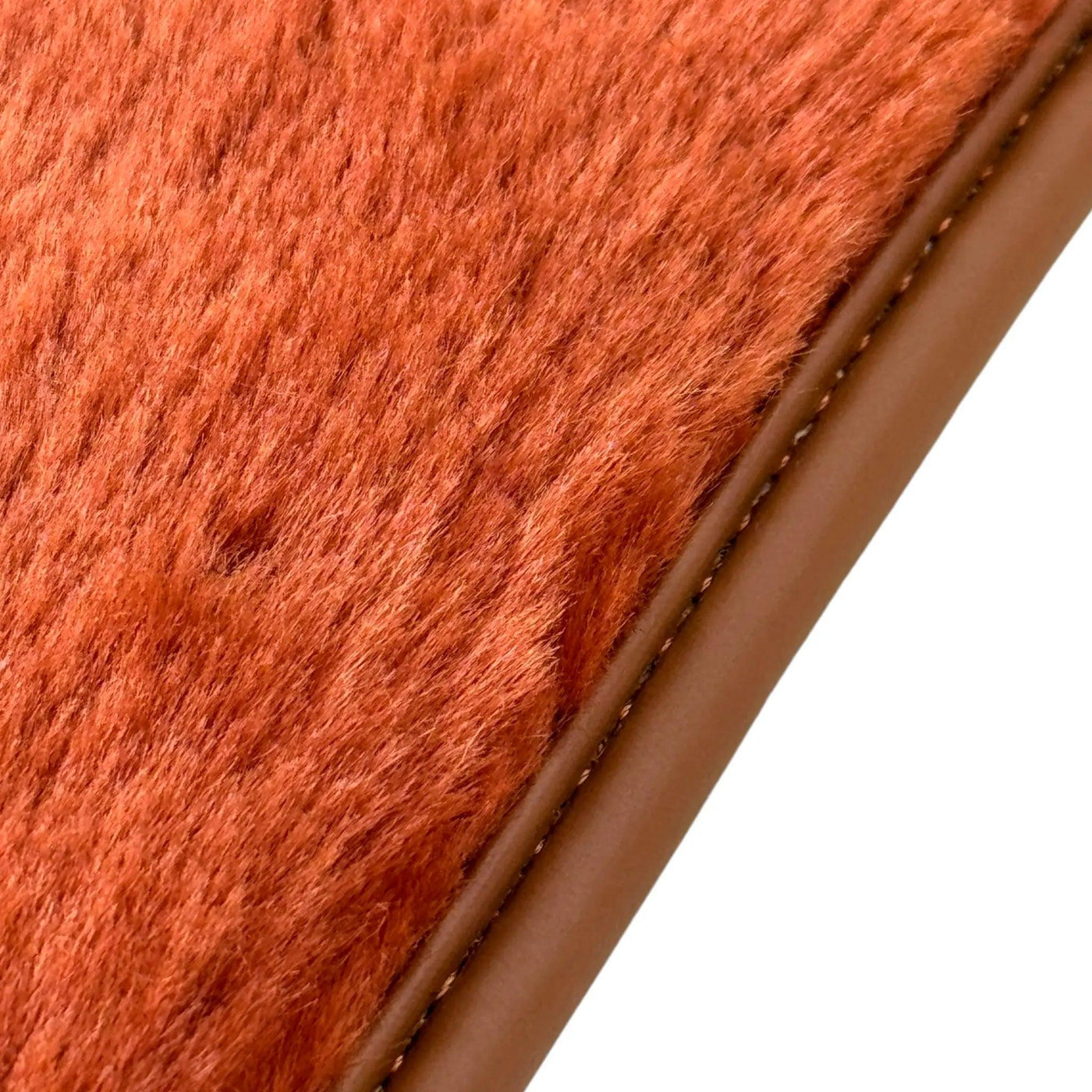 Ginger Color Sheepskin Floor Mats for Rolls-Royce Spectre (2023-2024) - AutoWin