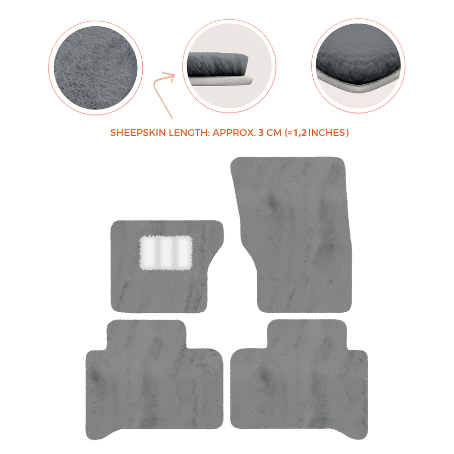 Luxury Sheepskin Floor Mats for Range Rover Velar (2017-2024)