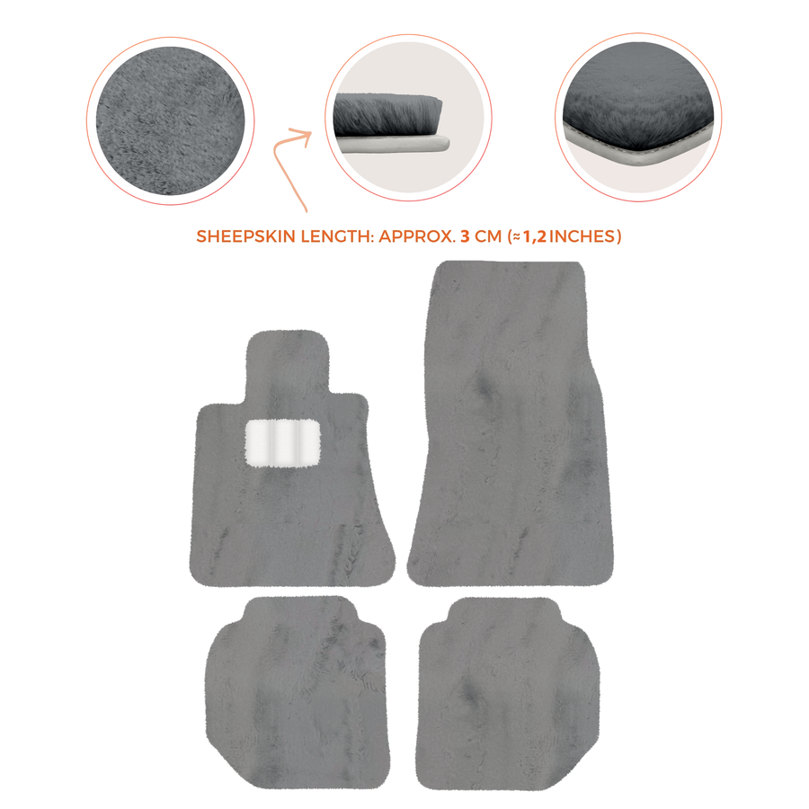 Luxury Sheepskin Floor Mats for Rolls-Royce Ghost Series I (2010-2014)