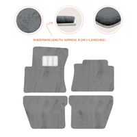 Premium Sheepskin Floor Mats for Bentley Flying Spur (2019-2023)