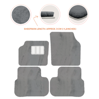 Luxury Sheepskin Floor Mats for Aston Martin V8 Coupe (1996-2000)
