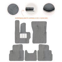 Premium Sheepskin Floor Mats for Mercedes-Benz G-Class W463 2008-2018