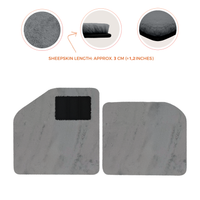 Sheepskin Floor Mats for Aston Martin Vulcan (2015-2016) Track Car - Luxury