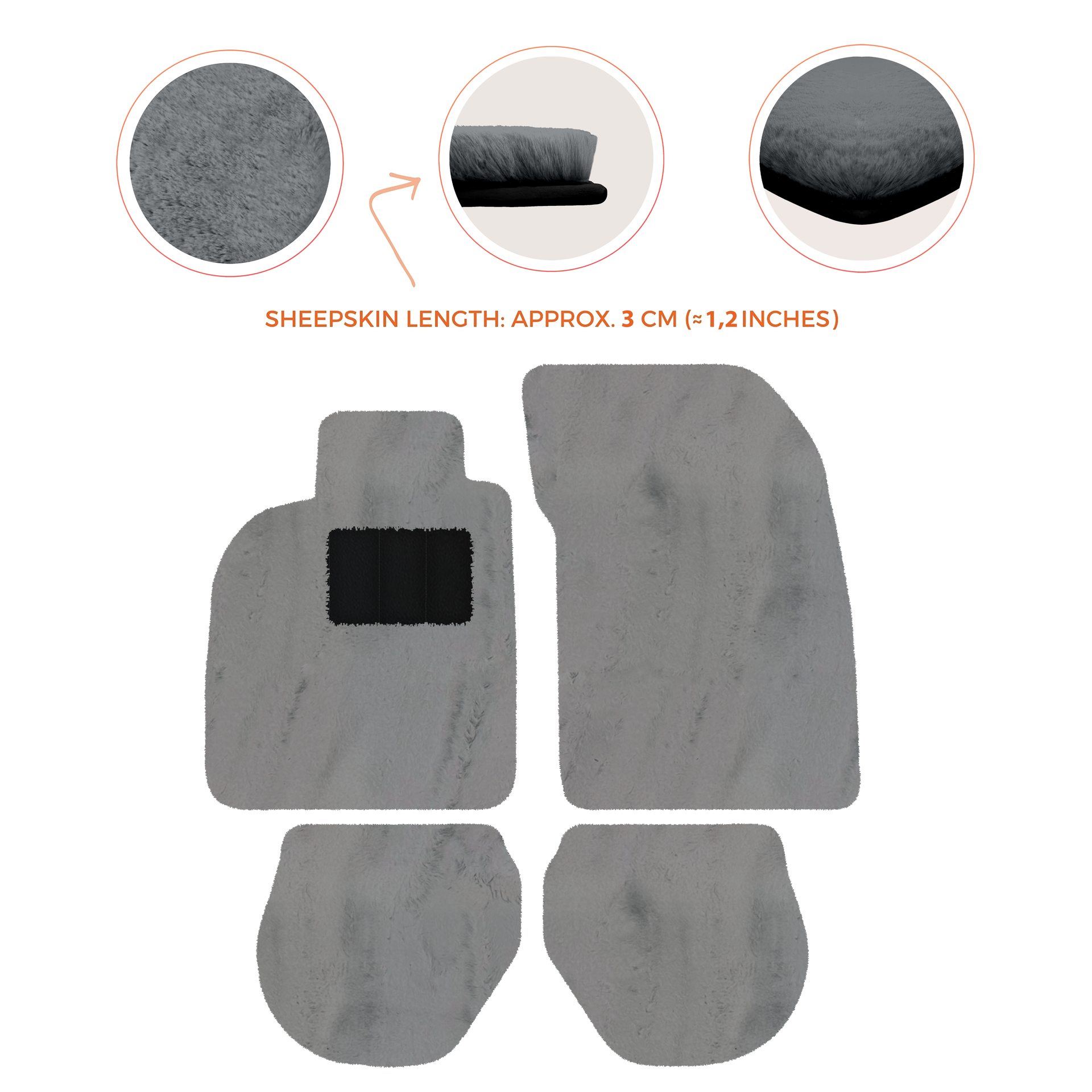 Black Floor Mats for Porsche 911 - 993 (1994-1998) - AutoWin