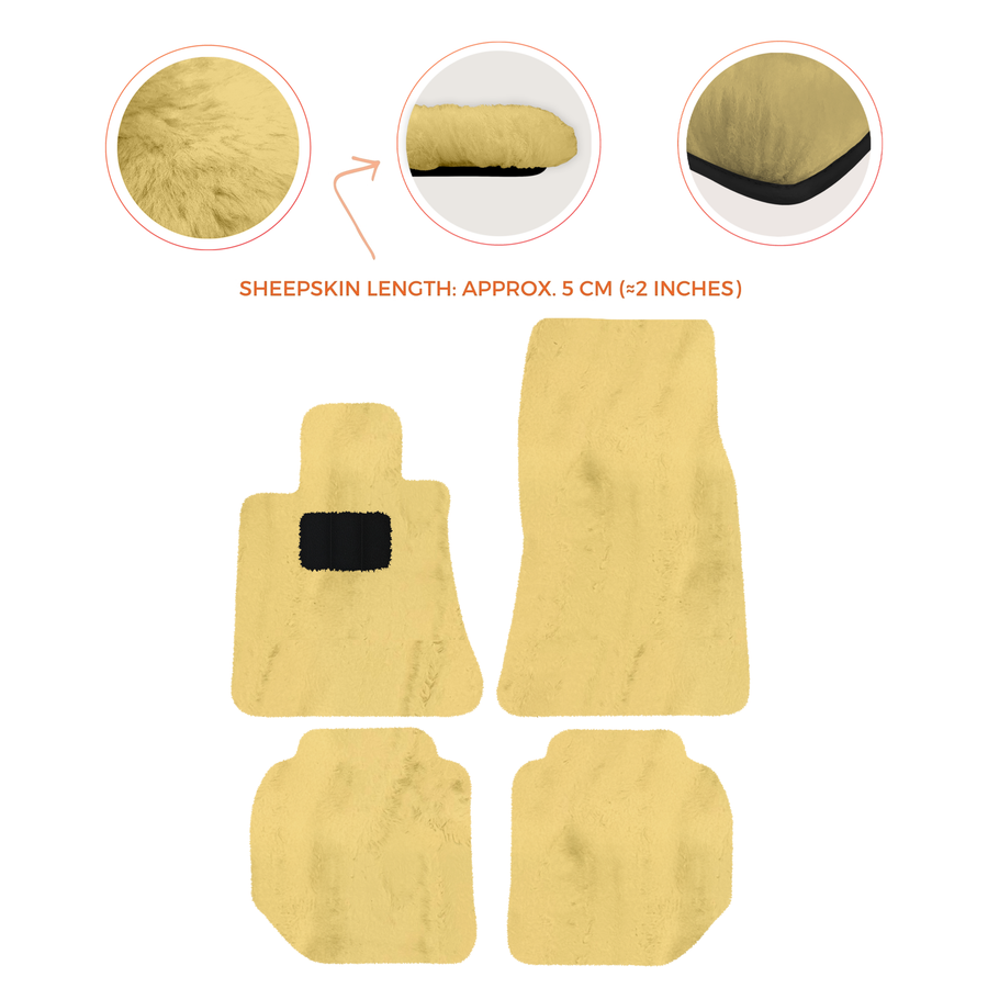 Luxury Sheepskin Floor Mats for Rolls-Royce Ghost Series I (2010-2014)