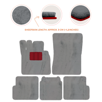 Premium Sheepskin Floor Mats for Ferrari 296 GTS (2022-2025)