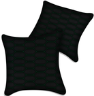 Customizable Black Leather Pillows Set of 2 for Lamborghini Vehicles