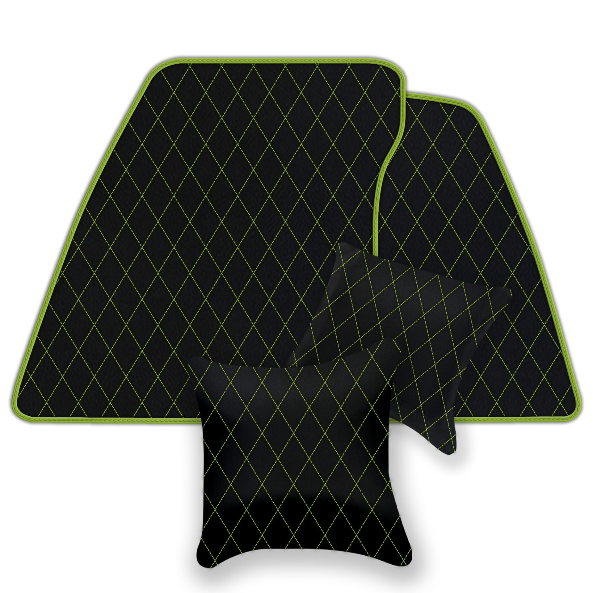 Black Leather Floor Mats for Bentley Mulsanne (2010-2020) | AW1 Design