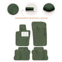 Luxurious Sheepskin Floor Mats for Porsche Panamera (2009-2016)