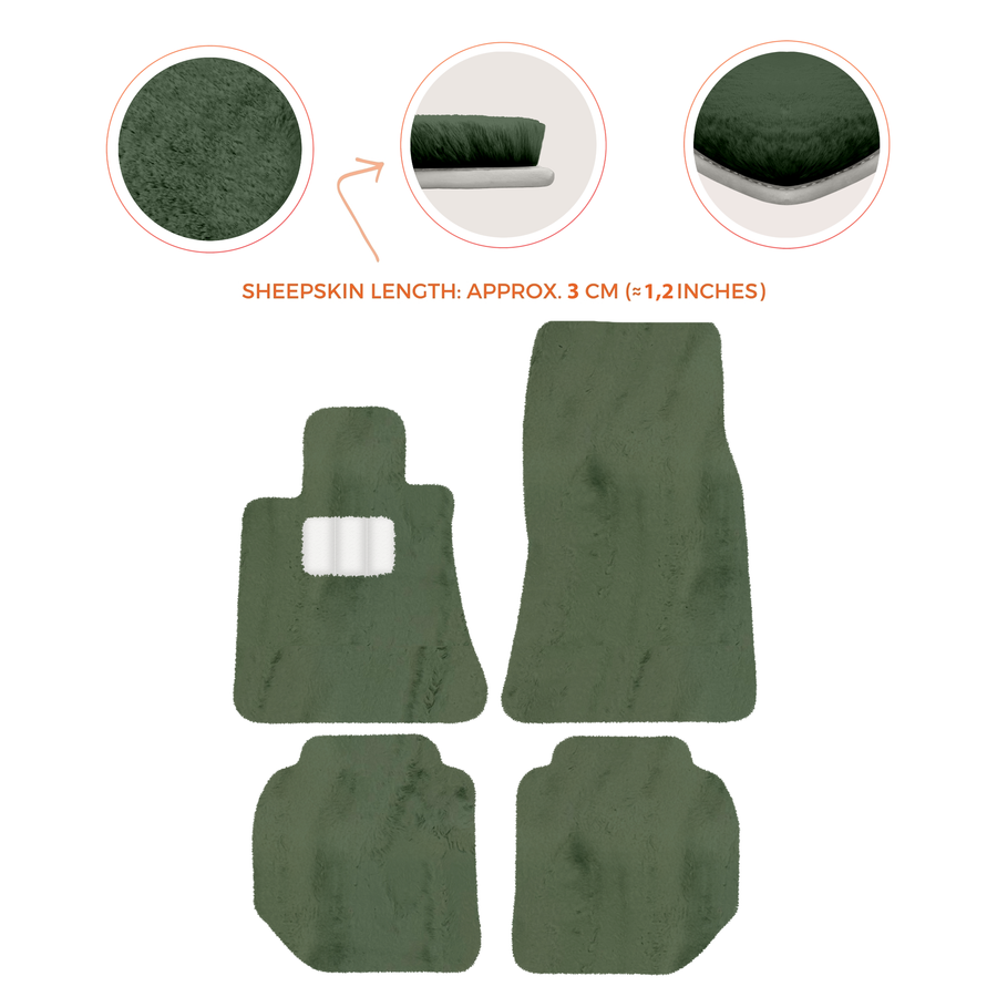 Luxury Sheepskin Floor Mats for Rolls-Royce Ghost Series I (2010-2014)