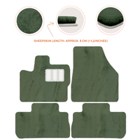 Premium Sheepskin Floor Mats for 2003-2007 Land Rover Freelander