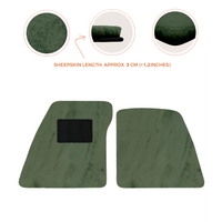 Premium Sheepskin Floor Mats for Ferrari 296 GTS (2022-2025)
