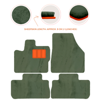 Premium Sheepskin Floor Mats for 2003-2007 Land Rover Freelander