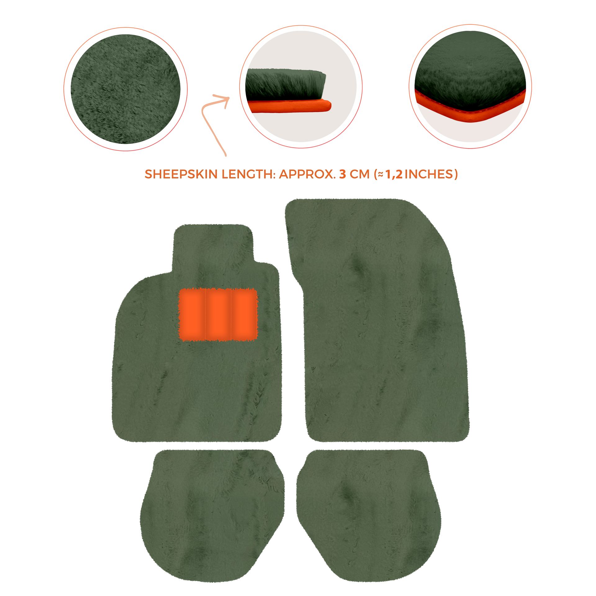 Black Floor Mats for Porsche 911 - 993 (1994-1998) - AutoWin