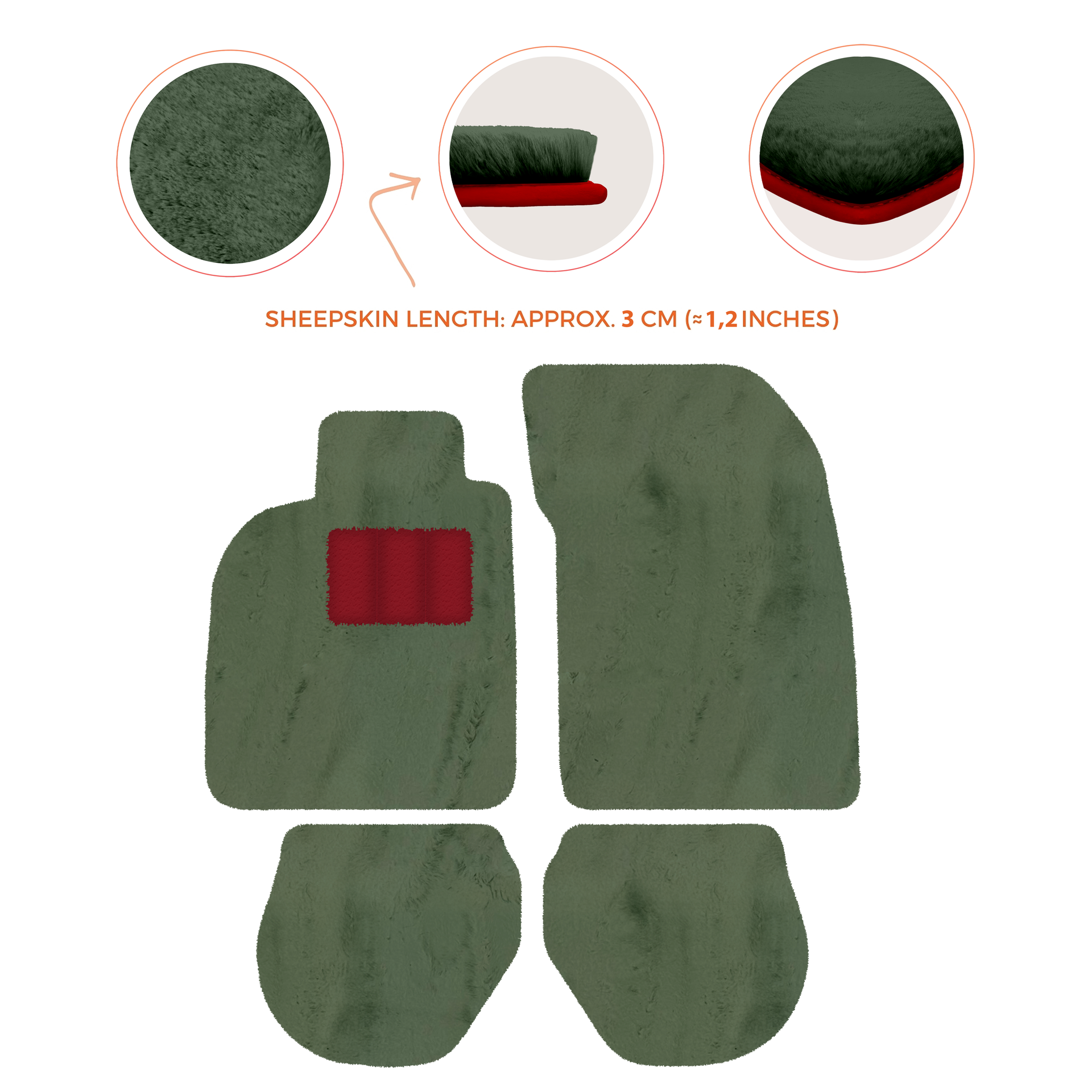 Black Floor Mats for Porsche 911 - 993 (1994-1998) - AutoWin