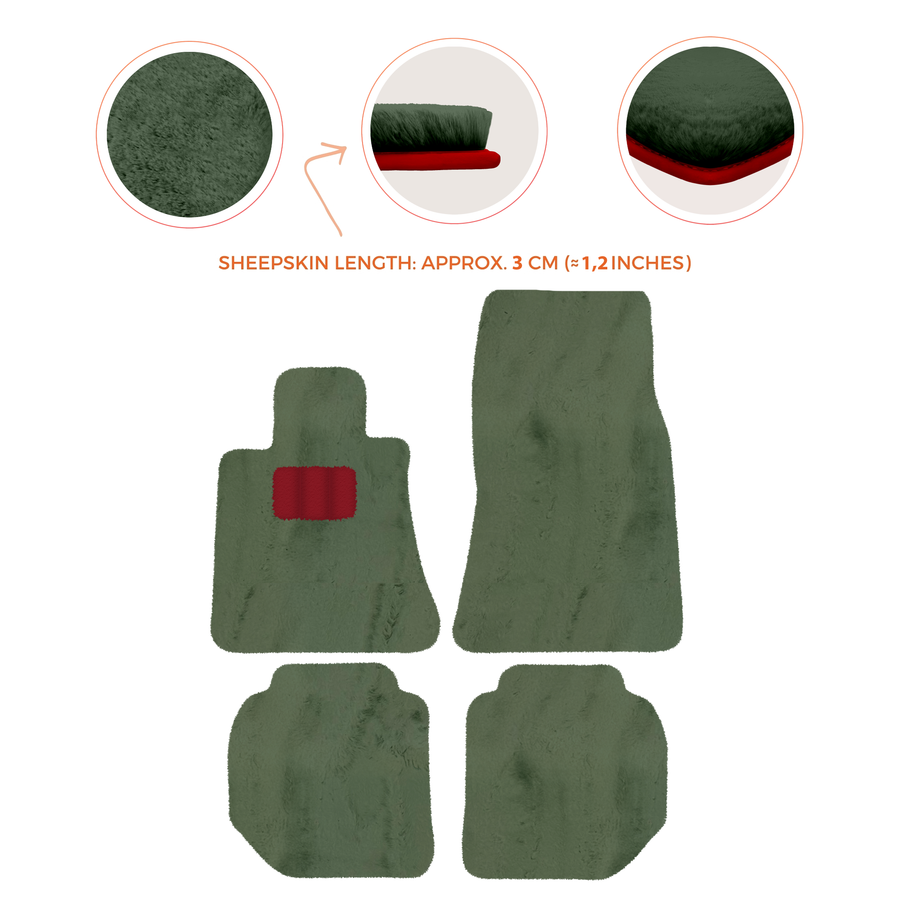 Luxury Sheepskin Floor Mats for Rolls-Royce Ghost Series I (2010-2014)