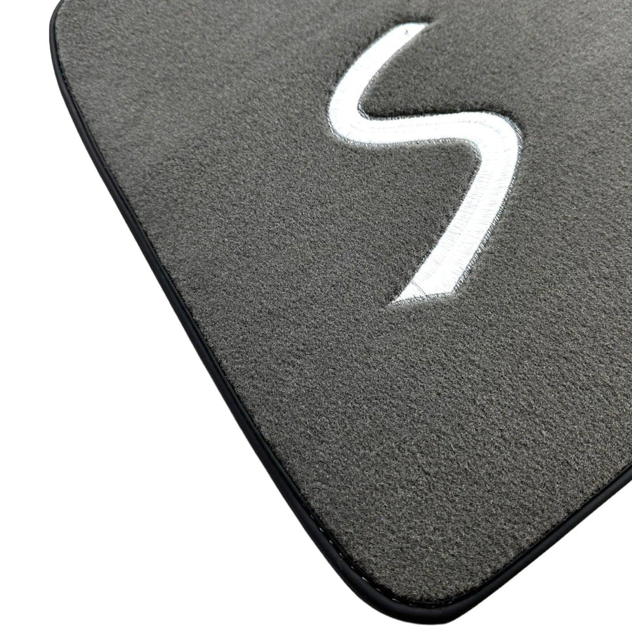 Grey Floor Mats for Mini Cabrio F57 Convertible (2016-2023) - AutoWin