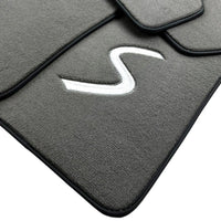 Grey Floor Mats for Mini Cabrio R56 Convertible (2009-2016) - AutoWin