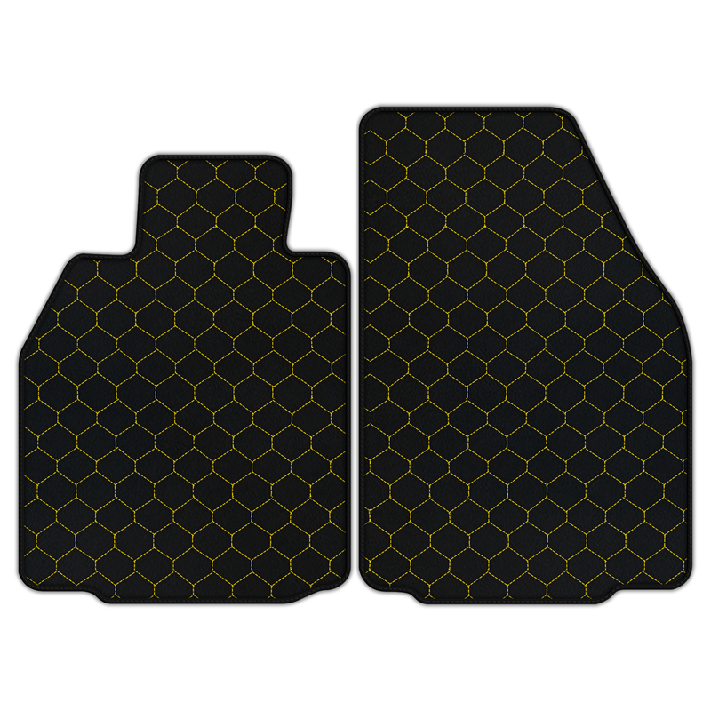 Customizable Leather Floor Mats with Hex Pattern for Porsche 911 GT3 RS (997) 4.0 (2011)