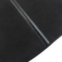 Black Floor Mats for BMW 3 Series G20 4-door Sedan (2019-2024) with Carbon Fiber Details