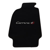 Black Floor Mats from Carpet for Porsche Carrera 4S (1995-2026)