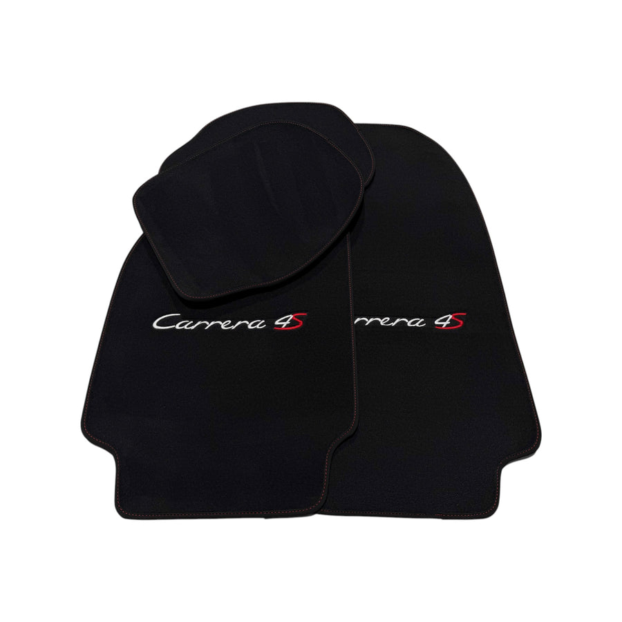 Black Floor Mats from Carpet for Porsche Carrera 4S (1995-2026)