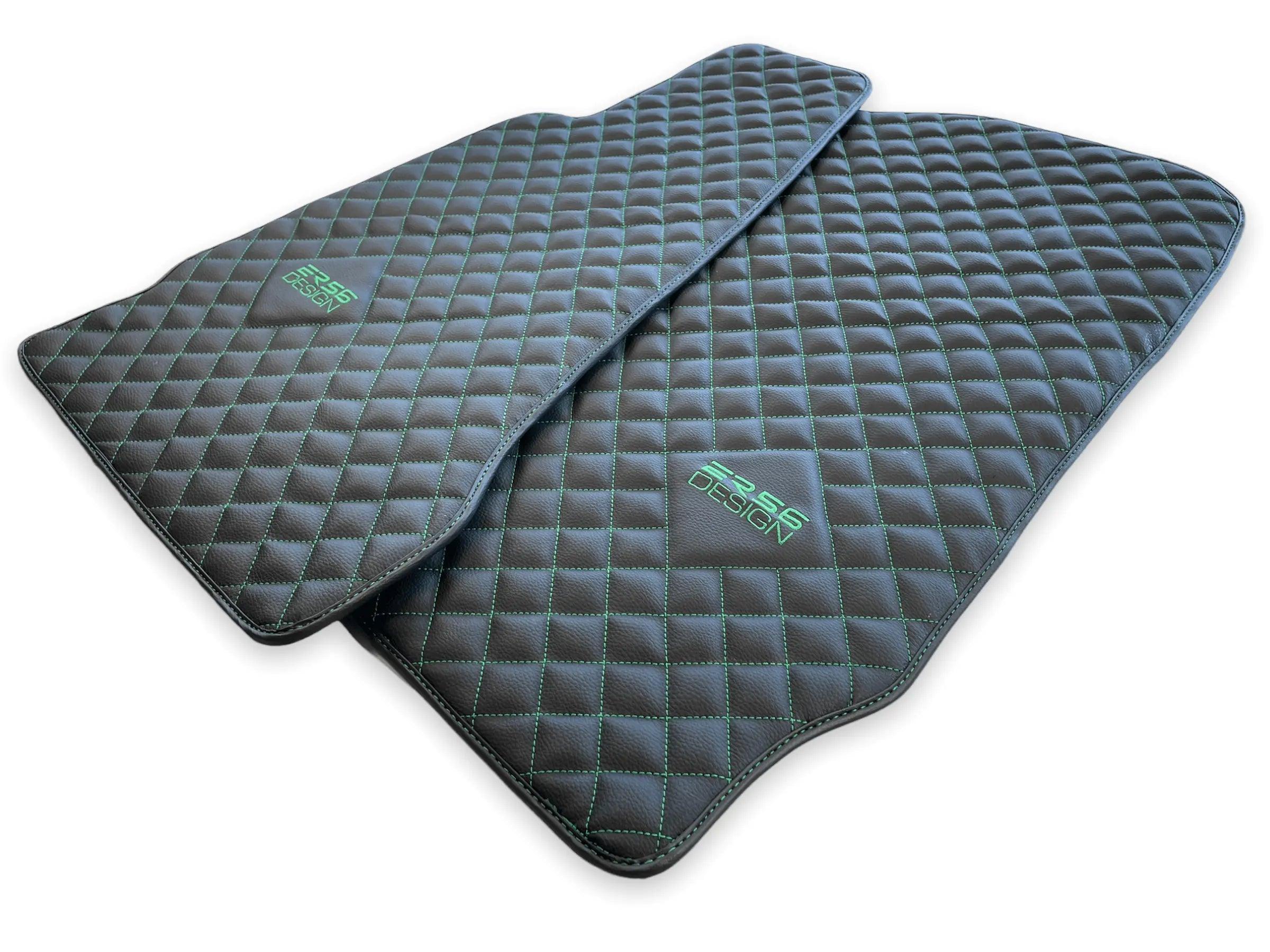 Leather Floor Mats For Aston Martin DB11 (2016–2023) ER56 Design - AutoWin